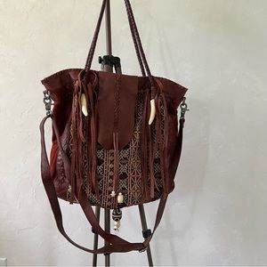 Free people Crossbody Genuine Leather
Tapestry bag